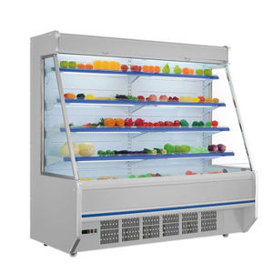 Refrigerador con cortina de <span class=keywords><strong>aire</strong></span> SPM, refrigerador con pantalla vertical para supermercado, escaparate abierto para frutas y verduras - Product Image 6
