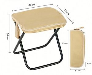 Folding Camping Portable Chair Adults and <b>Children</b> Foldable Stool for Fishing Hunting Travel <b>Backpack</b> Hiking Gift - Product Image 2