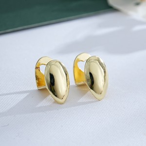 Pendientes con forma de lágrima, joyería de fiesta de aleación de zinc, oro y plata - Product Image 3