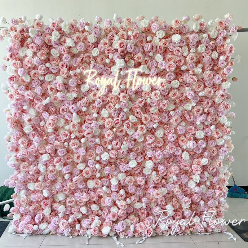 Customized Factory Artificial Flower Wall Wedding