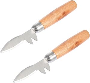 Couteau de cueillette et de découpe d'extérieur le plus vendu, de haute qualité, personnalisé, avec manche en bois et brosse pour champignons - Product Image 1