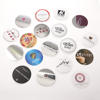 Disques de bouteille de vin en carton imprimé personnalisés, emballage promotionnel, disques anti-déversement pour marques de vin