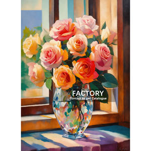 <span class=keywords><strong>Bouquet</strong></span> <span class=keywords><strong>de</strong></span> <span class=keywords><strong>fleurs</strong></span> vintage, kit complet <span class=keywords><strong>de</strong></span> <span class=keywords><strong>peinture</strong></span> diamantée 5D, <span class=keywords><strong>fleurs</strong></span> rétro dans un vase, bricolage, mosaïque, broderie au point <span class=keywords><strong>de</strong></span> croix - Product Image 1