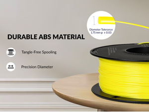Filamento para Impresora 3D TINMORRY, 1.75mm, Filamento PETG Ecológico, PLA/ABS/PETG/ASA/TPU, 1KG/ROLLO, Varillas de Plástico ABS-PRO - Product Image 3