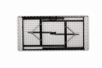 Table pliante portable en plastique pour réunion de jardin, pour événement, directement à l'usine, 4 pieds, Offre Spéciale