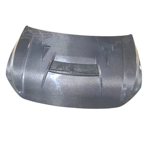 Pour Volkswagen <span class=keywords><strong>Polo</strong></span> 2019-2024, accessoires de capot moteur en fibre de carbone - Product Image 1