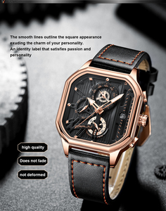 <span class=keywords><strong>Orologio</strong></span> da Polso CRRJU 2302 per <span class=keywords><strong>Uomo</strong></span>, Analogico al Quarzo con Cinturino in Pelle, <span class=keywords><strong>Elegante</strong></span> e Casual per Affari - Product Image 4