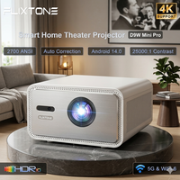 Projecteur Flixtone D9W Mini PRO 1080p, prend en charge la 4K Ultra HD, WIFI, Bluetooth, projecteur portable pour cinéma maison