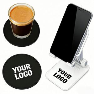 Business Logo Custom Mount Adjustable Desktop Office Gift Promo Foldable Wholesale Mobile Phone <b>Stand</b> Holder - Product Image 1