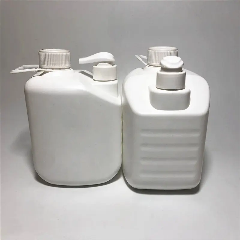 Empty Large Laundry Detergent Dispenser Bottle Liquid Dispensing Bucket 64oz 2L Plastic Bottle With Pump&screw Cap