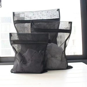 Mesh Laundry Bag Heavy Duty Zipper Bag Factories College Dorm Travel and Apartment Dwellers