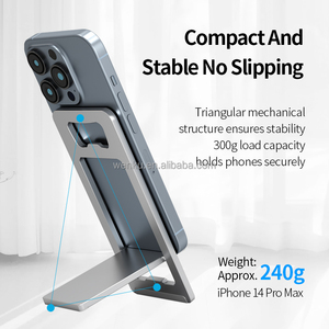 New có thể gập lại có thể điều chỉnh kim loại điện thoại di động chủ hợp kim điện thoại di động đứng chủ cho điện thoại di động bàn - Product Image 2