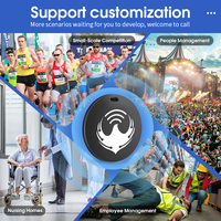 Balise Bluetooth de localisation personnelle miniature DX-SMART CP30 la moins chère pour le suivi des actifs 51 BLE iBEACON TAG Eddystone