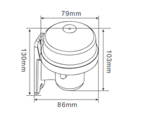 Détecteur de lumière extérieur SanJin à cellule photoélectrique AC110-240V, courant nominal 15A, étanche IP65, temps de réponse 0,3-0,5s, support mural pour