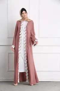 Nhà Sản Xuất Mẫu Mới Abaya Ở Dubai Abaya 2018 Áo Kimono Hồi Giáo Đẹp Tay Áo Mở Abaya Hình Ảnh Mẫu Thiết Kế Mới Nhất Của Burqa