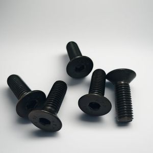 Высококачественные метрические болты с внутренним шестигранником (под шестигранник) DIN7991 из стали класса 10.9 с черным оксидированием, размеры M1.6, M2, M2.5, M3, M4, M5, M6, M8 - Product Image 3