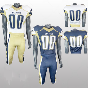 شعار مخصص مطرز اسم الشعار الأمريكية والتكبير الكبار ملابس كرة القدم الأمريكية للشباب - Product Image 1