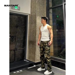 S2508 Custom Logo Printed Men's Rib Vests Cotton Gym Tank <b>Top</b> for Sporty Workout with <b>Personalised</b> Logo - Product Image 3