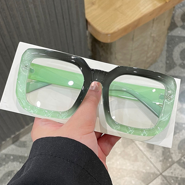 New Square Large Frame Women's Sun Glasses Anti Blue Light Ins Style Hot Selling Jelly Color Fashion Sunshade Sunglasses 2026
