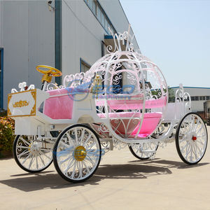 รถม้าฟักทองไฟฟ้าสำหรับเจ้าหญิงแฟนตาซีรถม้าฟักทองของซินเดอเรลล่าขนส่งแบบพิเศษ - Product Image 6