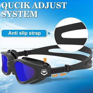 Lunettes de <span class=keywords><strong>natation</strong></span> polarisées Win.max, lunettes de piscine anti-buée, anti-UV, sans fuite, vision claire pour hommes, femmes, adultes, adolescents - Product Image 3