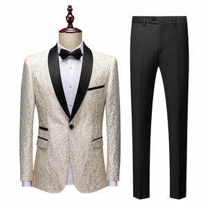 Costume de smoking à double boutonnage à motif floral pour <span class=keywords><strong>homme</strong></span>, tailles S-6XL, pantalon de luxe, costume de mariage, soirée, scène, costumes de <span class=keywords><strong>grande</strong></span> <span class=keywords><strong>taille</strong></span> - Product Image 5