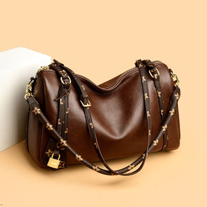 Sac à main élégant pour femme en PU. Conçu avec des motifs géométriques. Sac à main Boston luxueux.2172 - Product Image 5