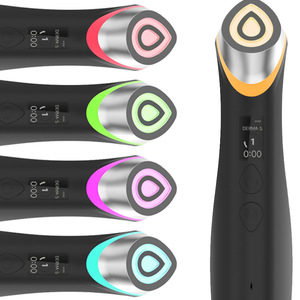 7 màu sắc Galvanic vẻ đẹp thiết bị chăm sóc da Facia cổ thắt chặt rung tần số cao Microcurrent mặt nâng Eye Massager - Product Image 1