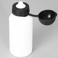 Bouteilles en aluminium à paroi simple blanches de 400 ml, 600 ml, 750 ml, réutilisables, écologiques, avec logo personnalisé, cadeau promotionnel 2026