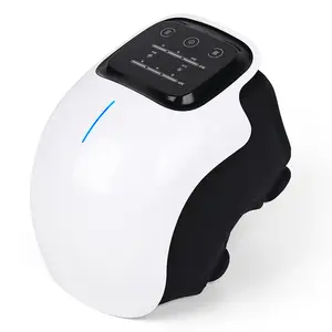 Knie Massager Fysiotherapie Elektrische Laser Trillingen Verwarming Massage Relax Draagbare Kniegewricht Massager