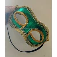 Masque de Mardi Gras HLC violet et vert, masque de carnaval, masques de costume de mascarade pour le Mardi Gras, les défilés et les fêtes de la Nouvelle-Orléans NOLA