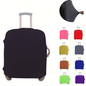 Funda para equipaje con estampado personalizado, accesorios de viaje personalizados, funda elástica gruesa para carrito, Fundas protectoras antipolvo para maleta - Product Image 6