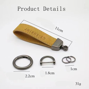 <span class=keywords><strong>Top</strong></span> bán hàng chất lượng cao đầy màu sắc PU da Keychain tùy chỉnh xe vòng chìa khóa bán chạy nhất trống chủ chốt - Product Image 2