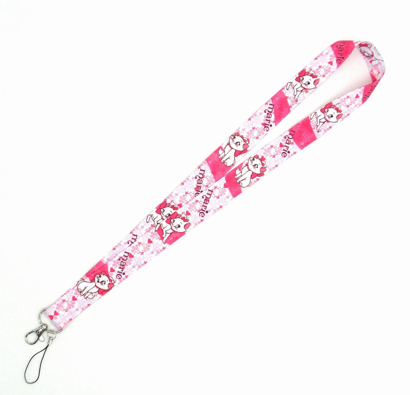 Cute Cartoon the AristoCats Lanyards High Quality Neck Strap Mobile Phone Card Holder Accessories Stain Lanyard Wholesale Gift