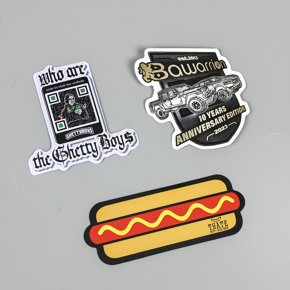 Removable Good Flexibility Waterproof Die Cut Adhesive Label Vinyl PVC Adhesive Coffee Stickers