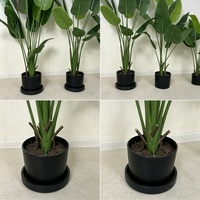 Palmera Artificial de Lujo Hecha a Mano, Bonsái de Simulación para Interiores, Decoración para Hogar, Jardín, Bodas y Navidad
