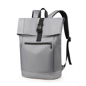 Sac à dos d'affaires imperméable à enroulement personnalisé, best-seller, pour l'extérieur, 17 pouces, léger, pour homme, pour ordinateur portable, sac de voyage - Product Image 1