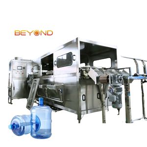 Machine de remplissage de bouteilles d'eau industrielle de <span class=keywords><strong>20</strong></span> <span class=keywords><strong>litres</strong></span> 450BPH avec lavage - Product Image 1
