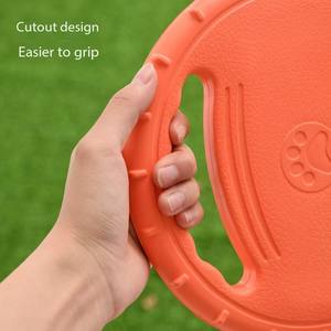 Disco Volador Ecológico de Espuma EVA para Perros, Juguete Interactivo Suave para Entrenamiento de Mascotas, con Orificio Abierto, Ligero, para Morder y Limpiar los Dientes - Product Image 4