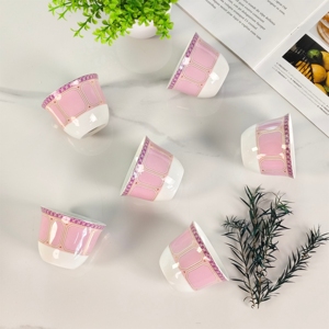 Juego de Tazas de Té de Porcelana China Rosa de Estilo Europeo, 6 Piezas, Apto para Lavavajillas, Caja de Regalo Incluida - Product Image 6