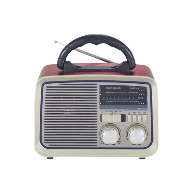 European American Style Retro for Speaker Radio High Quality Plastic Home Desktop Battery-Powered New YG Original