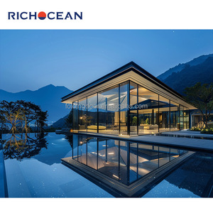 RICHOCEAN Fabricants de véranda sur mesure de style moderne Verre sur pied avec protection étanche en aluminium pour toit plat - Product Image 3