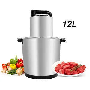 CE Quality 12L Kitchen Meat Chopper Food Grade 304 Stainless Steel Pounder Machine for Yam Fufu Cocoyam Ugali Processor