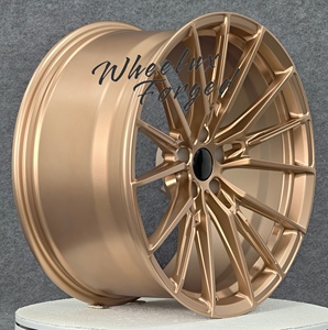 Jantes en alliage forgé personnalisées de 18, 19, 20 et 21 pouces, 5x112, bronze, pour <span class=keywords><strong>Audi</strong></span> <span class=keywords><strong>A3</strong></span> A4 A6 A7 A8 Q5 S5, jantes sport performance - Product Image 6