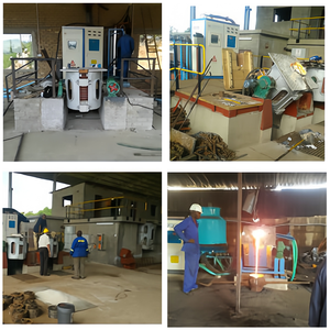 500 kg 1000 kg nóng chảy lò để làm thỏi <span class=keywords><strong>c</strong></span>ảm ứng nóng chảy Lò Luyện nhôm đú<span class=keywords><strong>c</strong></span> lò Lò nồi - Product Image 3