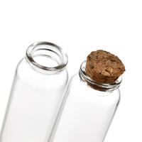 Ventes en gros de flacons en verre transparent de 4 ml à 30 ml avec compte-gouttes et bouchon en liège pour l'emballage d'huiles parfumées