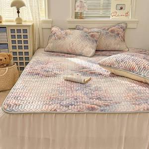 Surmatelas rafraîchissant en latex inodore avec jupe de lit intégrée pour étudiants - Product Image 5