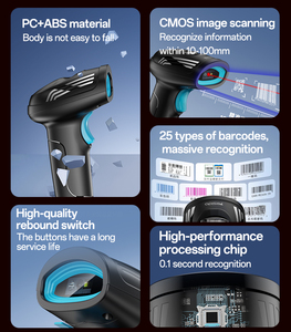 Yesido Multi-Systeem Compatibel 1d/2d Qr Code Herken 25 Soorten Barcodes Bedrade Barcodescanner Ec21 - Product Image 3