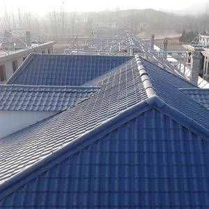 Waterproof ASA Synthetic Resin Spanish Roof Tiles 1050mm Width for House Hotel Villa - Product Image 4