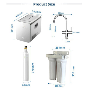 Robinet mélangeur 5 en 1 en acier inoxydable, machine à soda, machine à soda gazeuse commerciale sous l'évier, distributeur d'<span class=keywords><strong>eau</strong></span> gazeuse - Product Image 6